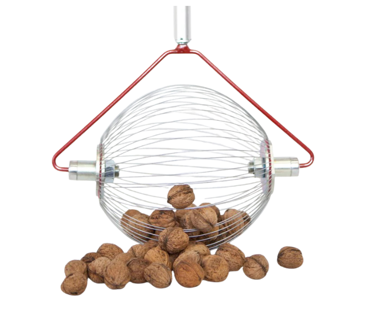 Colhedora manual esférica com cabo telescópico Nozes