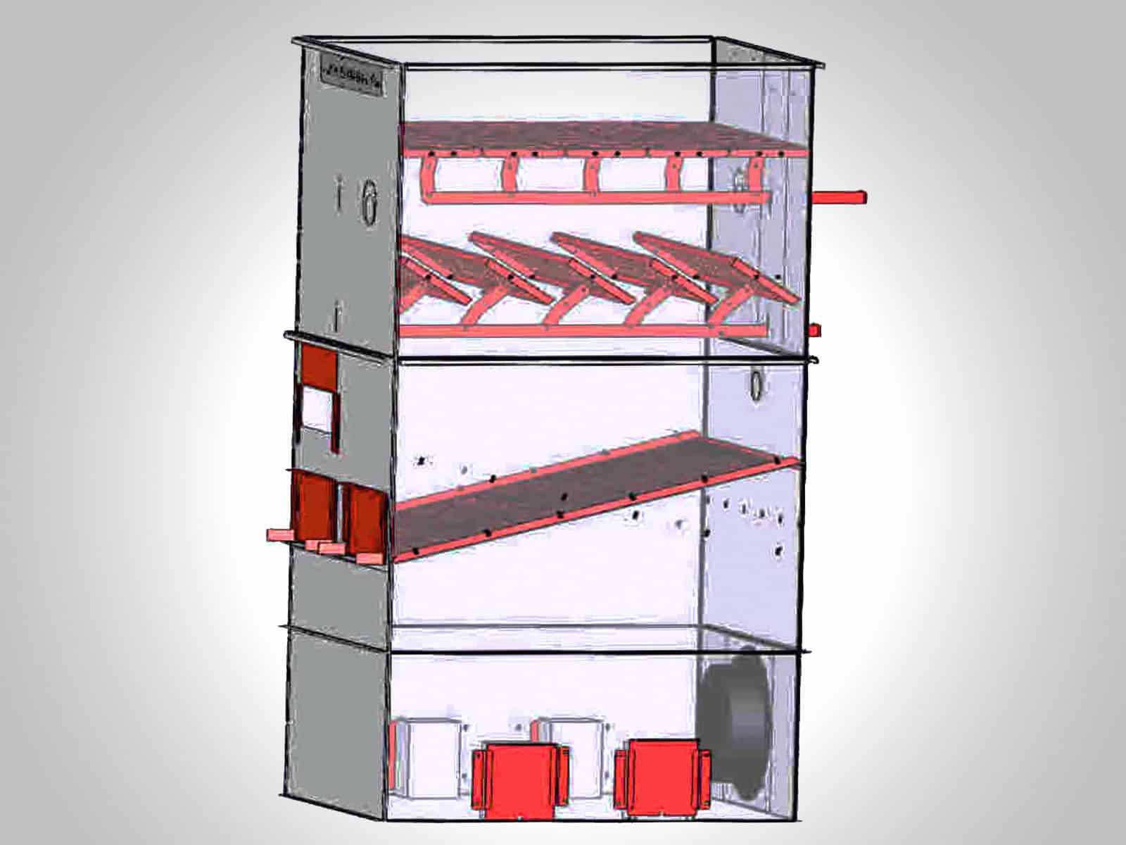 Secador Maxi Nozes 1000L